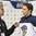 POPRAD, SLOVAKIA - APRIL 18: Finland's Miro Heiskanen #33 speaks to the media following a 6-3 victory against team Canada during preliminary round action at the 2017 IIHF Ice Hockey U18 World Championship. (Photo by Andrea Cardin/HHOF-IIHF Images)